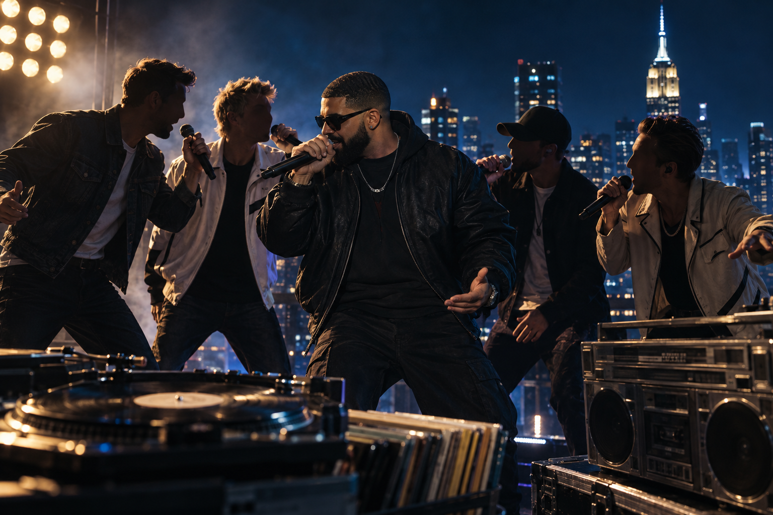 Drake Rings In 40 With a Backstreet Boys Singalong in New York